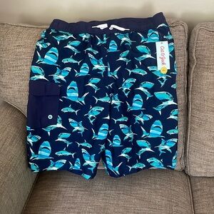 Cat & Jack lined swim trunks with drawstring and pocket!